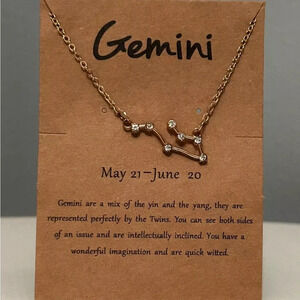Gemini Zodiac Sign Necklace (May 21st-June 20th)